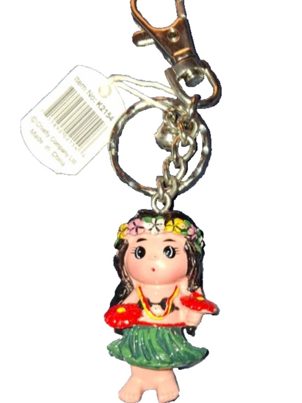 3/25$ hula girl keychain hawaii collectible gift new bag charm tiki beach